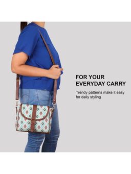 The Clownfish - Blue Printed Women's Sling Bag