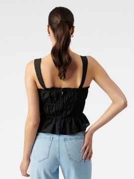bustier ruched top