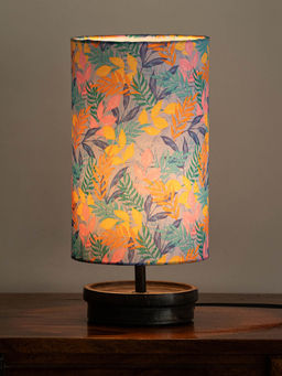 ExclusiveLane - Frond Decorative Table Lamp In Mango Wood (33.8 Cm, Without Bulb)