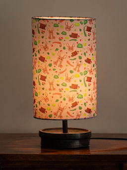 ExclusiveLane - Rabbit & Grove Decorative Table Lamp In Mango Wood (Without Bulb)