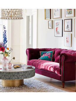 CasaGold - Targua Bone Inlay Coffee Table In Black Finish