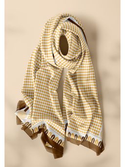 Thee Modern Roots - Yellow Timeless Treasures Silk Dupatta