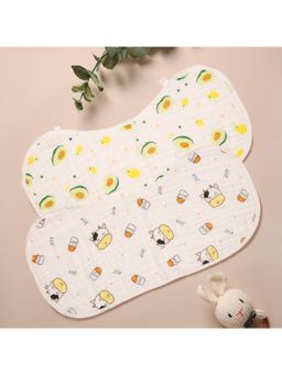 Kicks and Crawl - Moo & Munch Burp Cloth (Pack of 2)