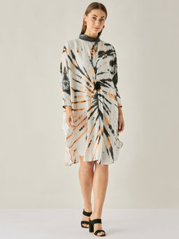The Kaftan Company - White Tie & Dye Dresses Moon Burst Tie Dye Kaftan Dress