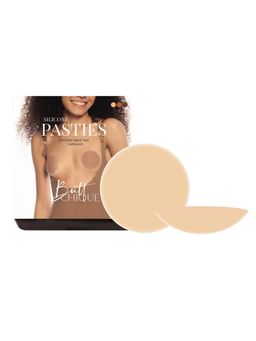 ButtChique - Beige Solid Pair Of Silicone Pasties (Pack of 4)