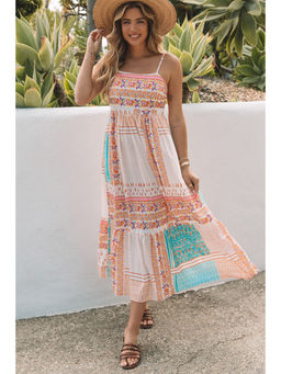 PARTIQ - Women Multi-Color Midi Dress