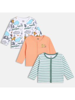 MINI KLUB - Multi-Color Printed Regular Jabla (Pack of 3 )