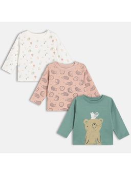 MINI KLUB - Multi-Color Printed Regular T-shirt (Pack of 3 )