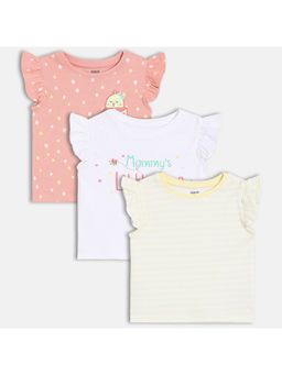 MINI KLUB - Multi-Color Printed Regular Tops (Pack of 3 )