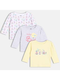 MINI KLUB - Multi-Color Printed Regular T-Shirt (Pack of 3 )