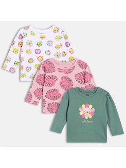 MINI KLUB - Multi-Color Printed Regular T-Shirt (Pack of 3 )