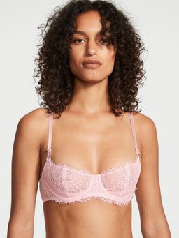 Victoria's Secret - Dream Angels Wicked Unlined Lace Balconette Bra Purple