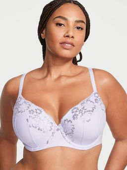Victoria's Secret - Body Lace Lightly Lined Demi Bra Purple