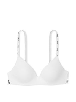 Victoria's Secret - PINK Wear Everywhere Lightly Lined Wireless T-shirt Bra White