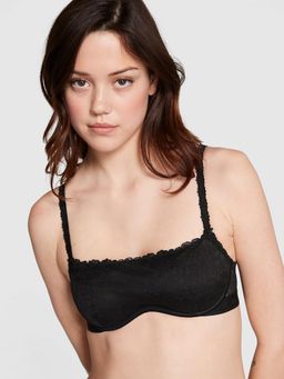 Victoria's Secret - PINK Wink Unlined Scoop Bra Black