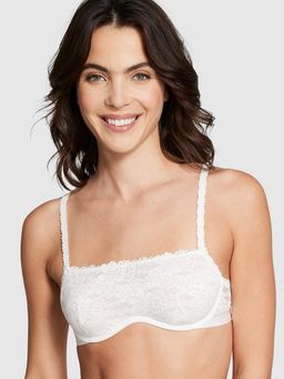 Victoria's Secret - PINK Wink Unlined Scoop Bra White