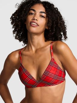 Victoria's Secret - PINK Wear Everywhere Lightly Lined Wireless T-shirt Bra Red