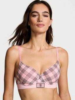 Victoria's Secret - The T-shirt Shine Patch Lightly Lined Demi Bra Pink