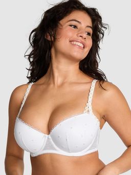 Victoria's Secret - PINK Wink Push-Up Balconette Bra White