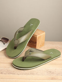 Yoho - Men Green Oak's Soft Ortho Flipflops