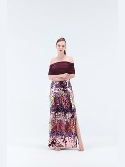 XAYA - Aurora Mermaid Bodycon Maxi Dress