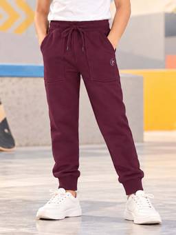 KiddoPanti - Solid Fleece Track Pant
