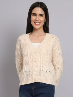 BROOWL - Women V-Neck Sweater