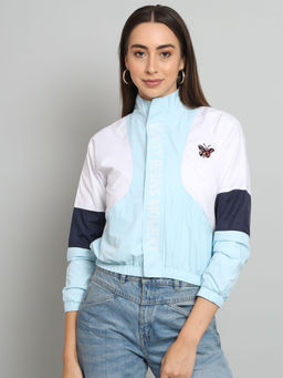 BROOWL - Womens Color Block Jacket