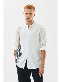 Snitch - White Stripes Full Sleeves Slim Casual Shirt