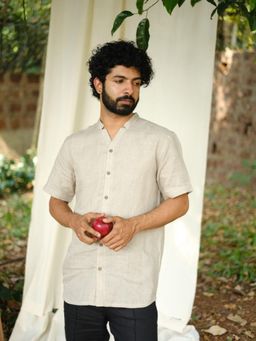 Creatures of Habit - Linen Easy Shirt - Ginger