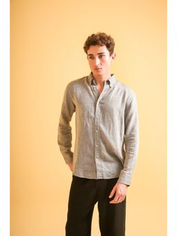 J.LINUM Co - Heritage Grey Linen Shirt