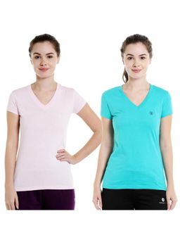 Bodycare - Bodyactive Pack Of 2 Women'S Tshirt - Multi-Color