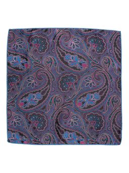 The Tie Hub - Empire Purple Paisley Pocket Square For Men