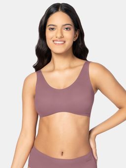 Amante - Polyamide Solid Padded Full Cup Wire Free T-shirt Bra - Pink