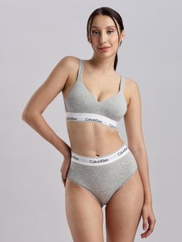 Calvin Klein - Womens Grey Heathered Panty