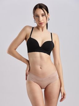 Calvin Klein - Womens Beige Solid Panty