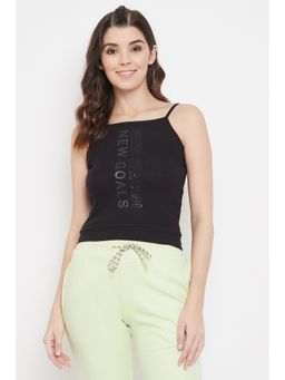Madame - Waist Length Relaxed Fit Women Black Half