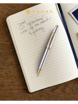Cross - Foundry Polished Chrome with Pvd Gold Appointments Ballpoint Pen