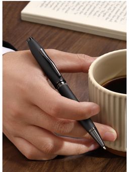 Cross - Foundry Matte Black Lacquer with Pvd Black Appointments Ballpoint Pen