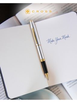 Cross - Foundry Polished Chrome with Pvd Gold Appointments Rollerball Pen