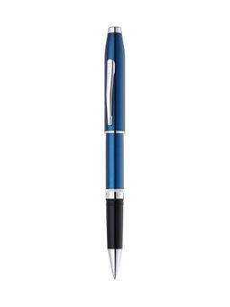 Cross - Foundry Translucent Blue Lacquer with Chrome Appointments Rollerball Pen