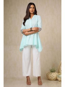 Soch - Womens Off White Solid Palazzo