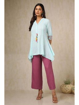 Soch - Womens Pink Solid Palazzo