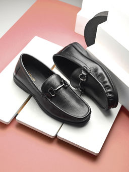 EGOSS - Nova Premium Genuine Leather Casual Loafers Black