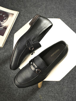 EGOSS - Nova Premium Genuine Leather Formal Loafers Black