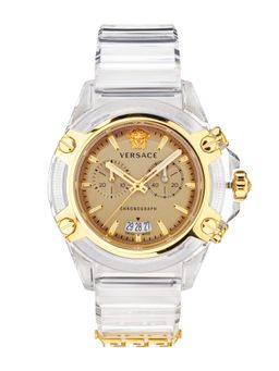VERSACE - Analog Champagne Dial Unisex Watch - VEZ700121