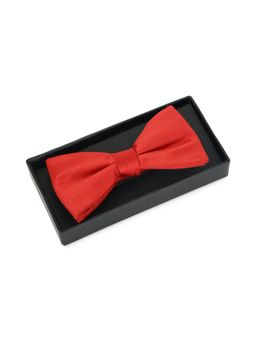 Louis Philippe - Men Red Solid Bow Tie