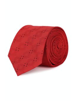 Peter England - Men Red Printed Tie