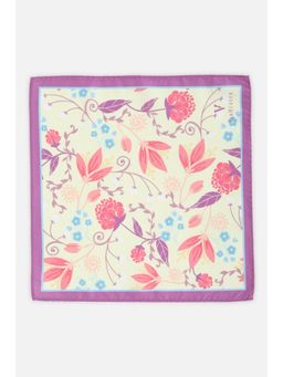 Van Heusen - Men Cream Printed Party Pocket Square