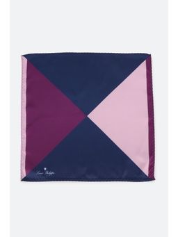 Louis Philippe - Men Multi-Color Colorblock Formal Pocket Square
